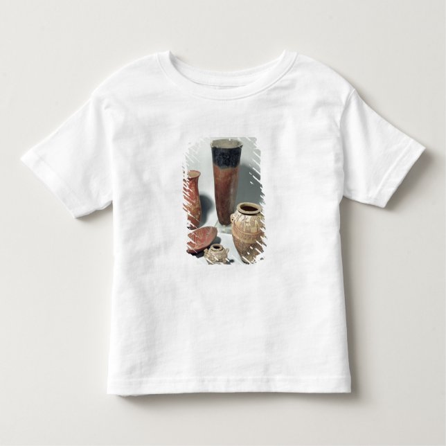 Camiseta Infantil Seleção dos vasos, período de Naqada I/II, (Frente)
