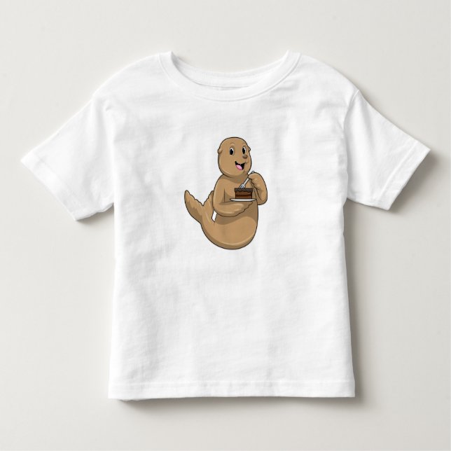 Camiseta Infantil Selo com Bolo (Frente)