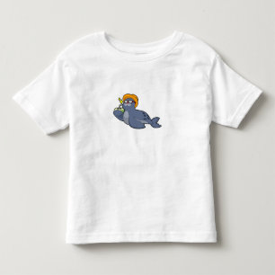 Camiseta Infantil Selo com coco