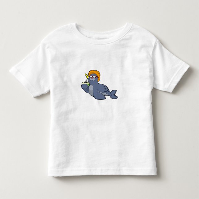 Camiseta Infantil Selo com coco (Frente)