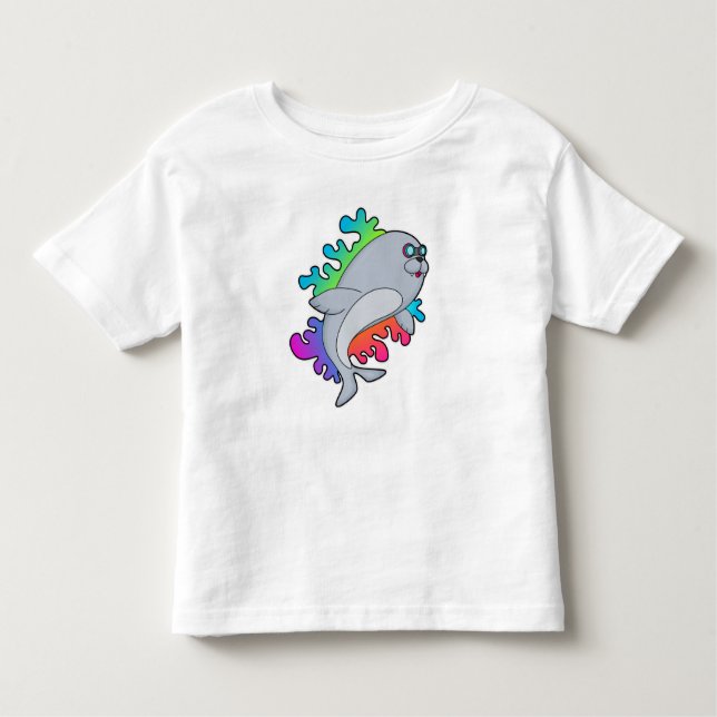 Camiseta Infantil Selo com óculos (Frente)