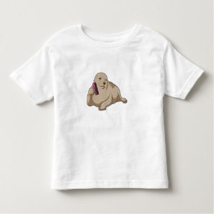 Camiseta Infantil Selo como cabeleireiro com pente