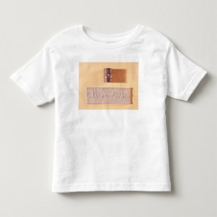 Camiseta Infantil Selo e impressão do cilindro de Akkadian
