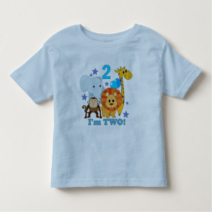Camiseta Infantil Selva do segundo aniversário
