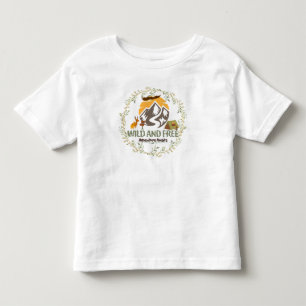 Camiseta Infantil Selvagem e Livre - A Aventura Aguarda O T-Shirt To