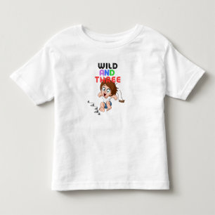 Camiseta Infantil Selvagem e três