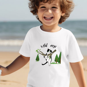 Camiseta Infantil Selvagem Nato Para Ser Selvagem Crianças