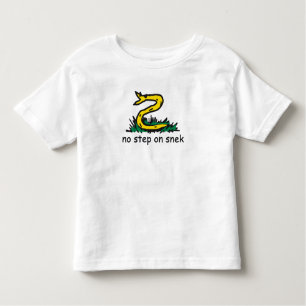 Camiseta Infantil Sem degraus em memes de névoa Gadsden parody SnekR