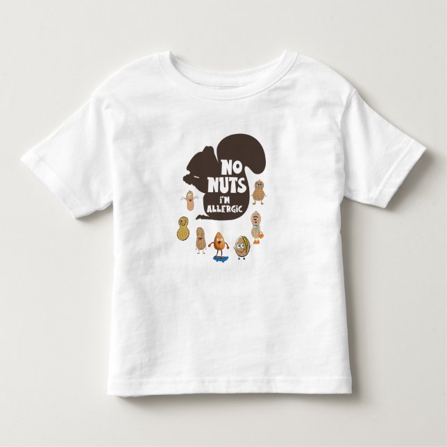 Camiseta Infantil Sem Loucos, sou Alergia Alérgica à Alergia de Amen (Frente)