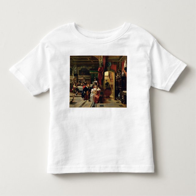 Camiseta Infantil Senhor Anthony camionete Dyck em Londres, 1837 (Frente)