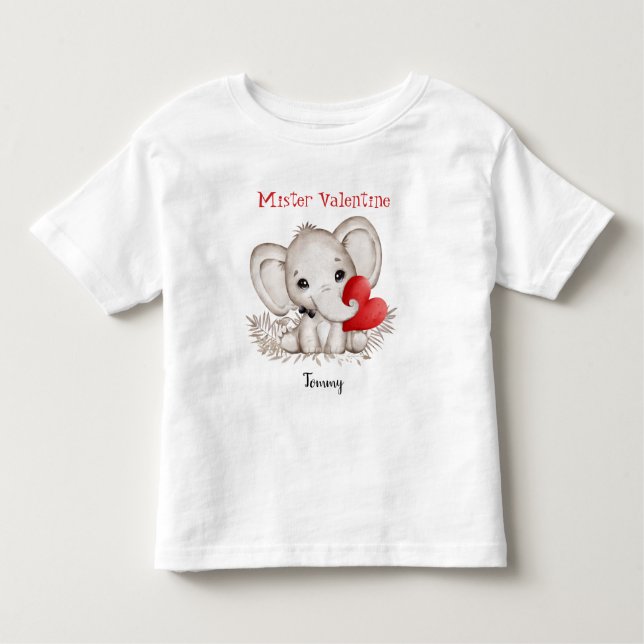 Camiseta Infantil Senhor Namorados Personalizado, Toddler T (Frente)