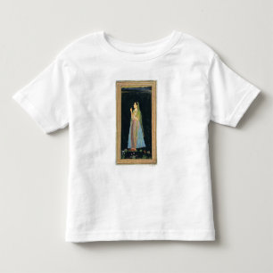 Camiseta Infantil Senhora segurando uma flor, do Pequeno Álbum do Pe