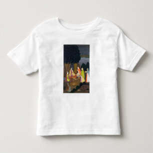 Camiseta Infantil Senhoras que visitam um Yogini, escola de