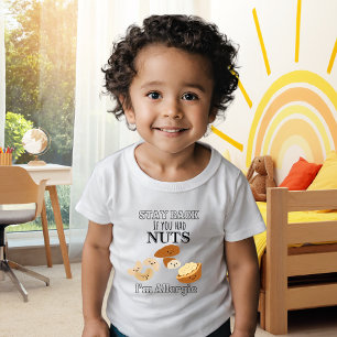 Camiseta Infantil Sensibilização para a Alergia de Peanut   Nut Alle