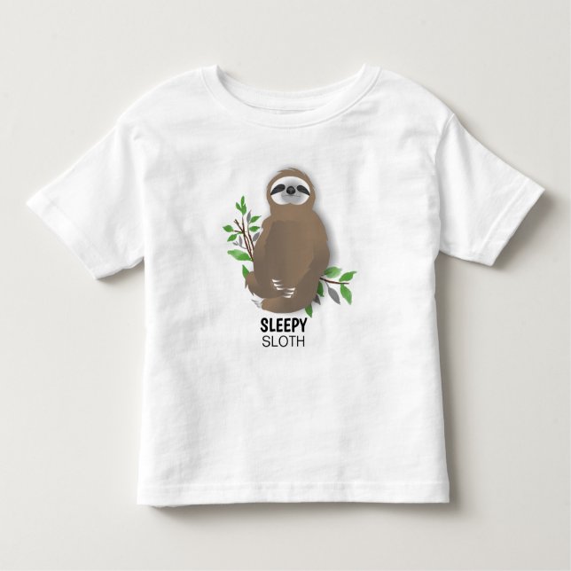 Camiseta Infantil Sentado com pernas cruzadas com nádegas sonolentas (Frente)