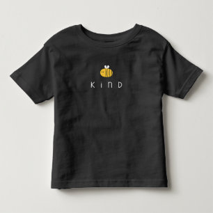 Camiseta Infantil ser gentil com T-Shirt de abelha infantil