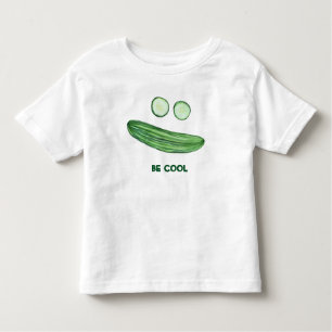 Camiseta Infantil SER LEGAL como uma face de cor da água engraçada d