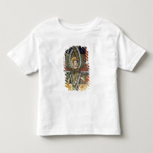 Camiseta Infantil Seraphim que purifying os lábios de Isaiah