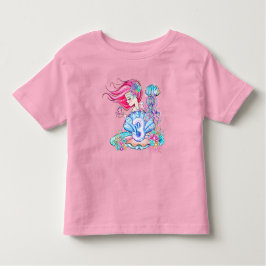 Camiseta Infantil Sereia aniversário de 3 anos Change Edit Text Pers