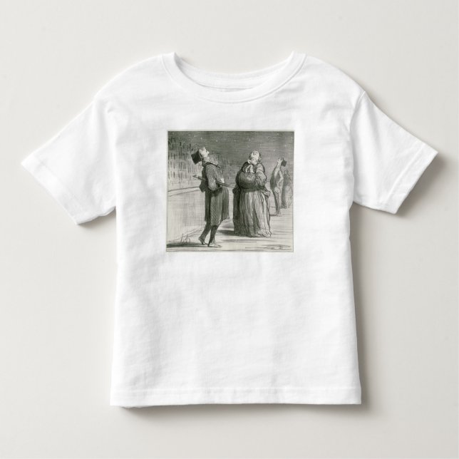 Camiseta Infantil Série "Actualites", Parisians (Frente)