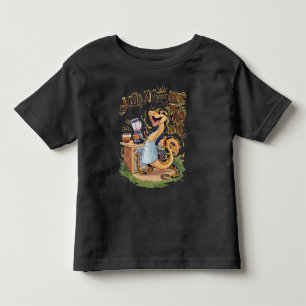 Camiseta Infantil Serpente Culinária: Uma Cobra num Apron
