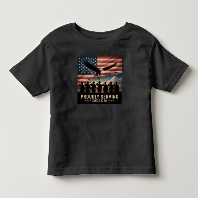 Camiseta Infantil Serviço Profundo Desde 17796 T-Shirt (Frente)