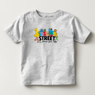 Camiseta Infantil Sesame Street   Amigos Peludos Desde 1969