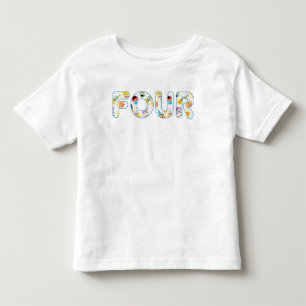 Camiseta Infantil Sesame Street Confetti Padrão Quarto Aniversário