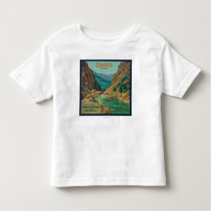 Camiseta Infantil Sespe LabelFillmore alaranjado, CA