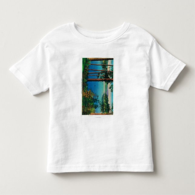 Camiseta Infantil Seta de ViewLake da seta do lago, CA (Frente)