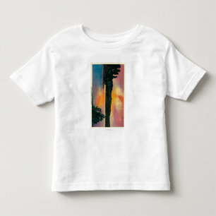 Camiseta Infantil Seta do lago na seta de SunsetLake, CA