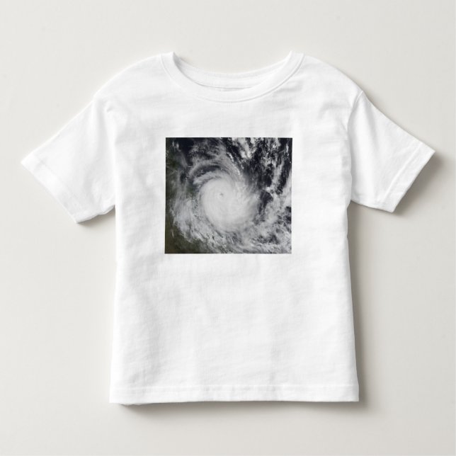Camiseta Infantil Severo Ciclone Tropical Hamish (Frente)