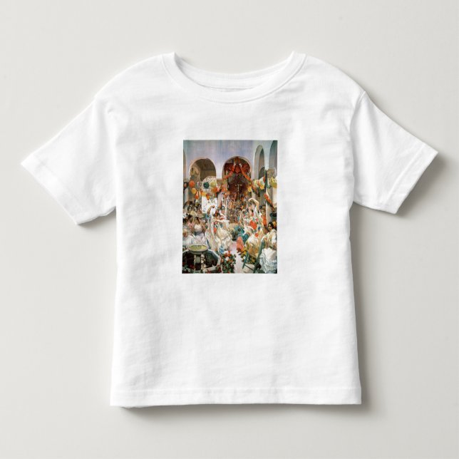 Camiseta Infantil Sevilha (óleo na canvas) (Frente)