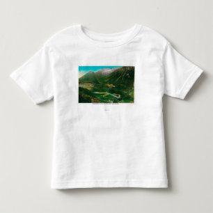 Camiseta Infantil Seward, laço famoso da estrada de ferro da área 
