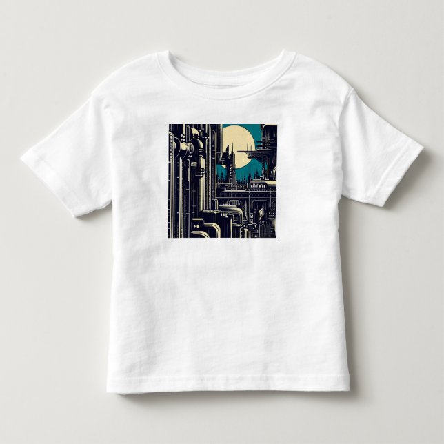 Camiseta Infantil SF Füturística - Corte 2 (Frente)