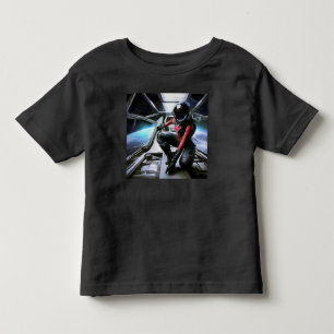 Camiseta Infantil SF Hero a bordo nave espacial 2