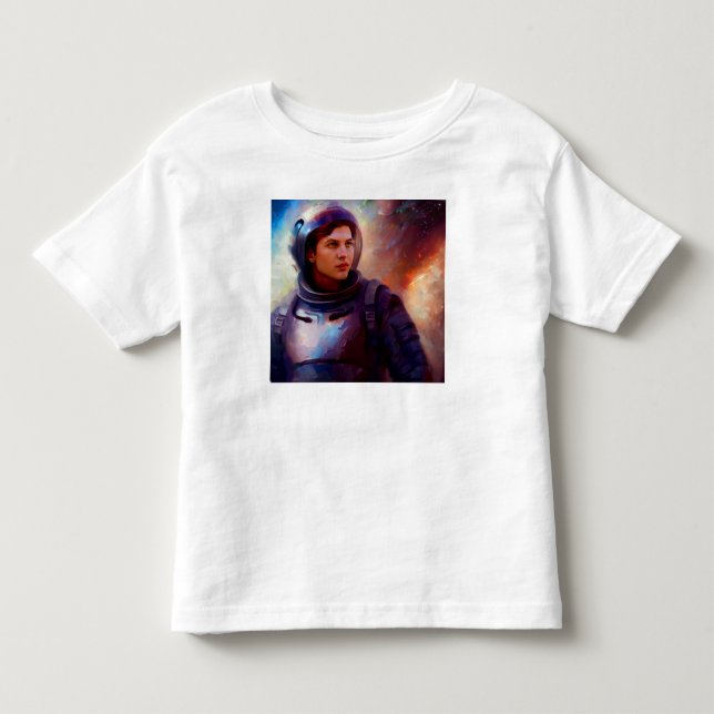 Camiseta Infantil SF Herói do Espaço 4 (Frente)