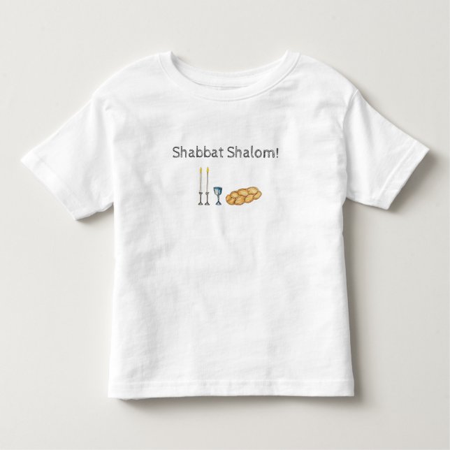 Camiseta Infantil Shabbat Sketch T-Shirt (Frente)