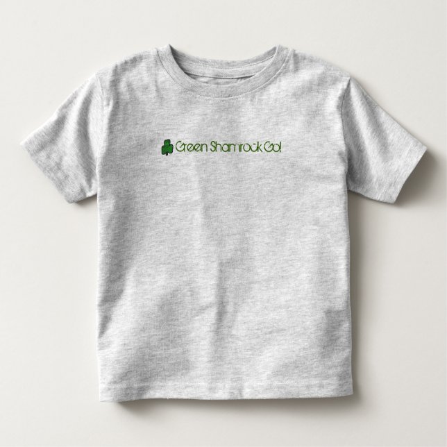 Camiseta Infantil Shamrock Verde! - (Frente)