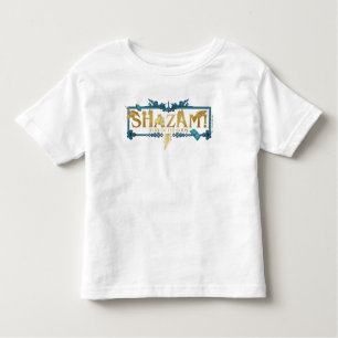 Camiseta Infantil SHAZAM! Fury of the Gods Logotipo mítico