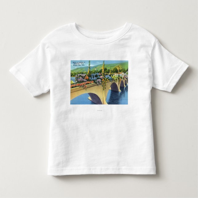 Camiseta Infantil Shelburne cai ponte das flores (Frente)