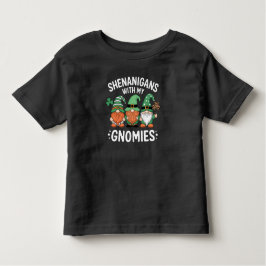 Camiseta Infantil Shenanigans Com O Meu Dia de São Patrício De Gnomo