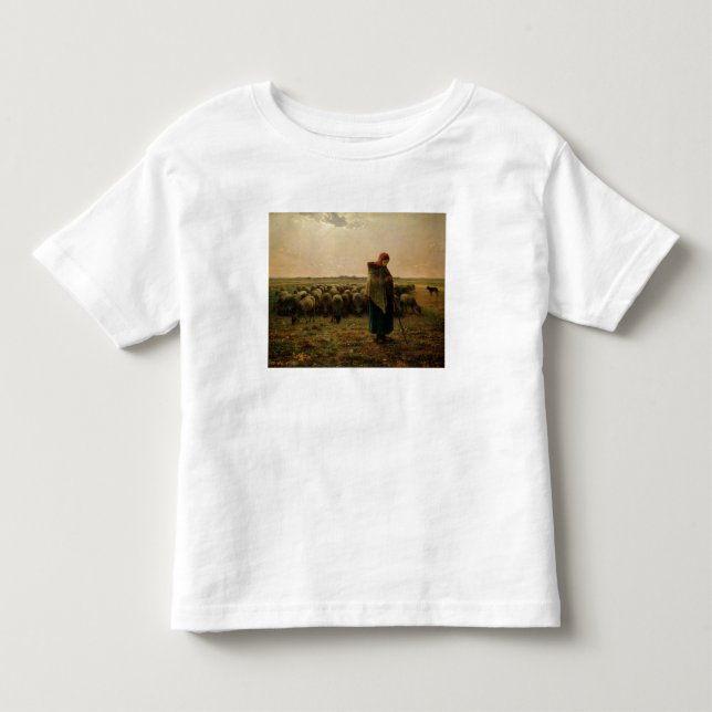 Camiseta Infantil Shepherdess com seu bando, 1863 (Frente)