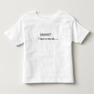 Camiseta Infantil SHHH! Eu tenho um segredo...