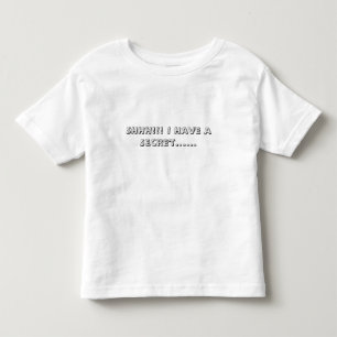 Camiseta Infantil SHHH! Tenho um segredo...
