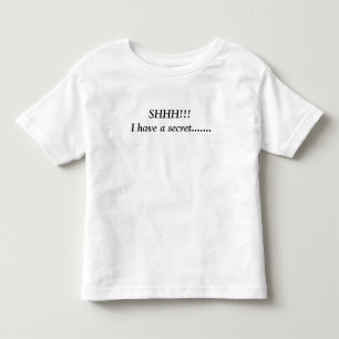Camiseta Infantil SHHH! Tenho um segredo...