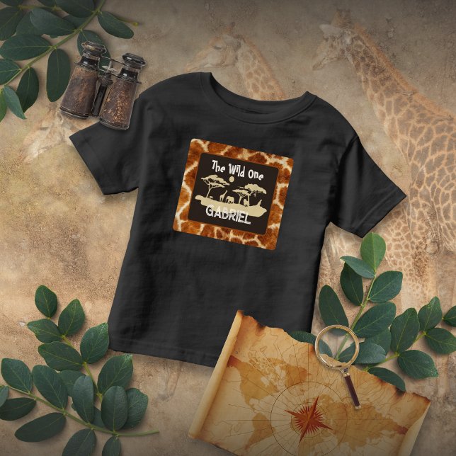 Camiseta Infantil Shirt Giraffe Wild (Criador carregado)