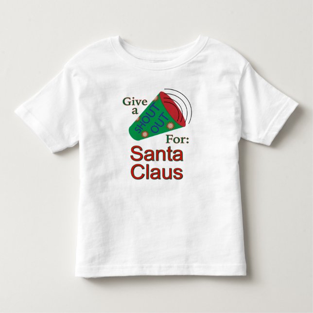 Camiseta Infantil Shout Out for Papai Noel (Frente)