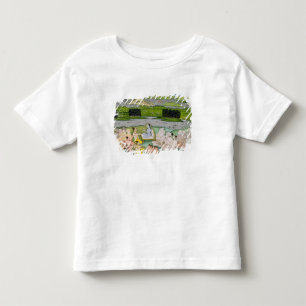 Camiseta Infantil Shri Sukdevji pregando a um concurso de Sadhus,