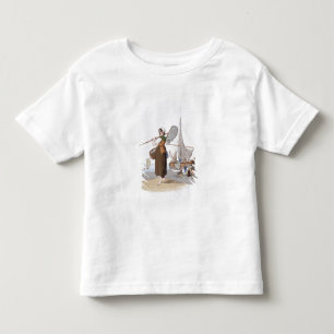 Camiseta Infantil Shrimper fêmea, do "traje de Grâ Bretanha",